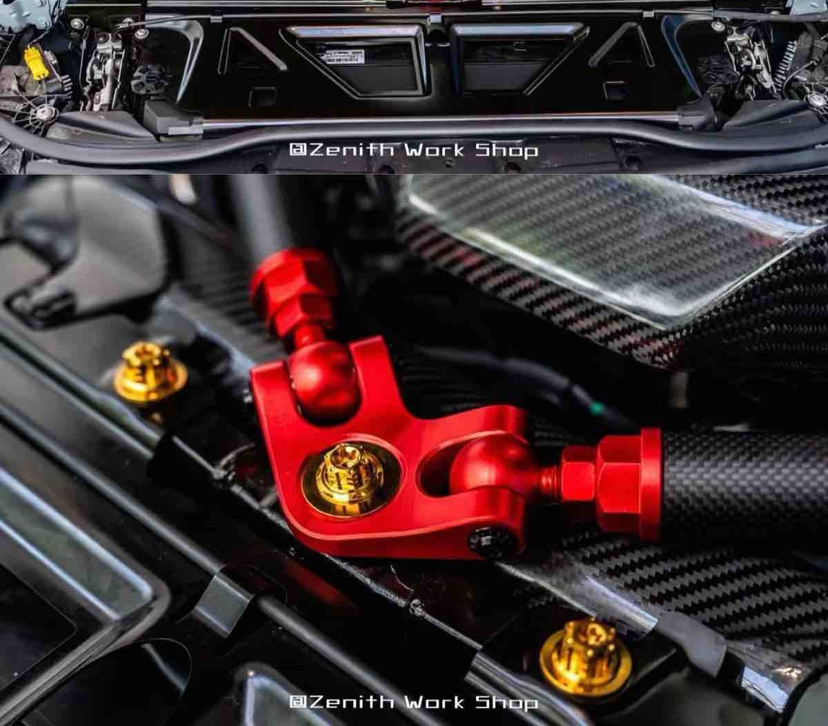 Adjustable Carbon & Aluminium Strut Bar — photo 2