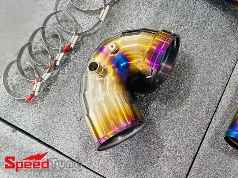 F8x S55 Titanium Turbo Pipe + U-Pipe — photo 2