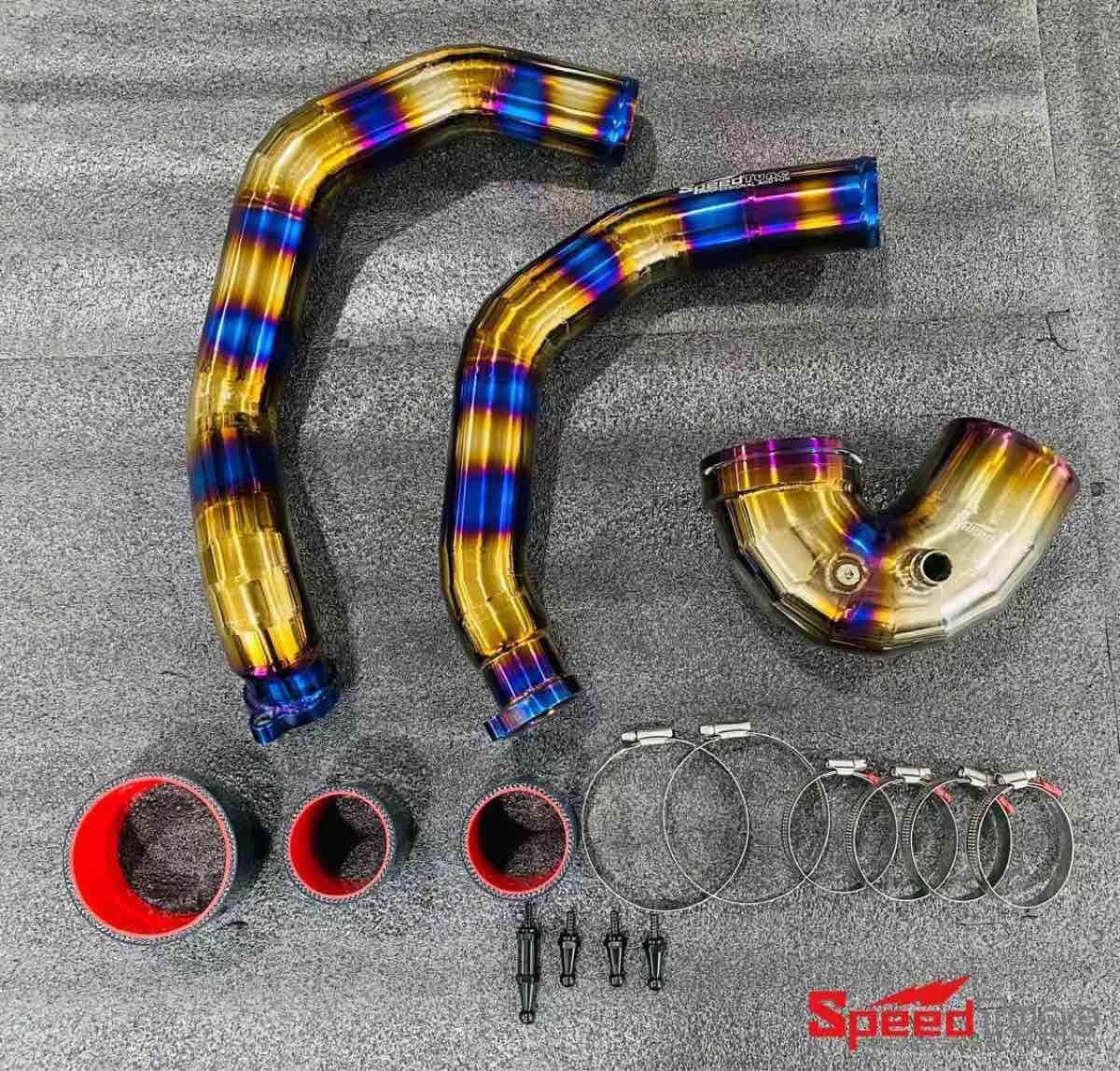 F8x S55 Titanium Turbo Pipe + U-Pipe